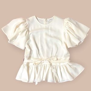 Short sleeve peplum shirt